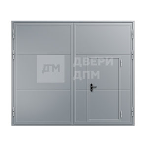 Секционные откатные противопожарные ворота (системы от распространения огня, 2 мм стали) ВПМ-172